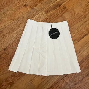 White Fox Think You Know Mini Skirt